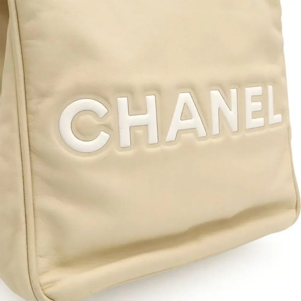 Chanel Camellia Logo Tote Bag